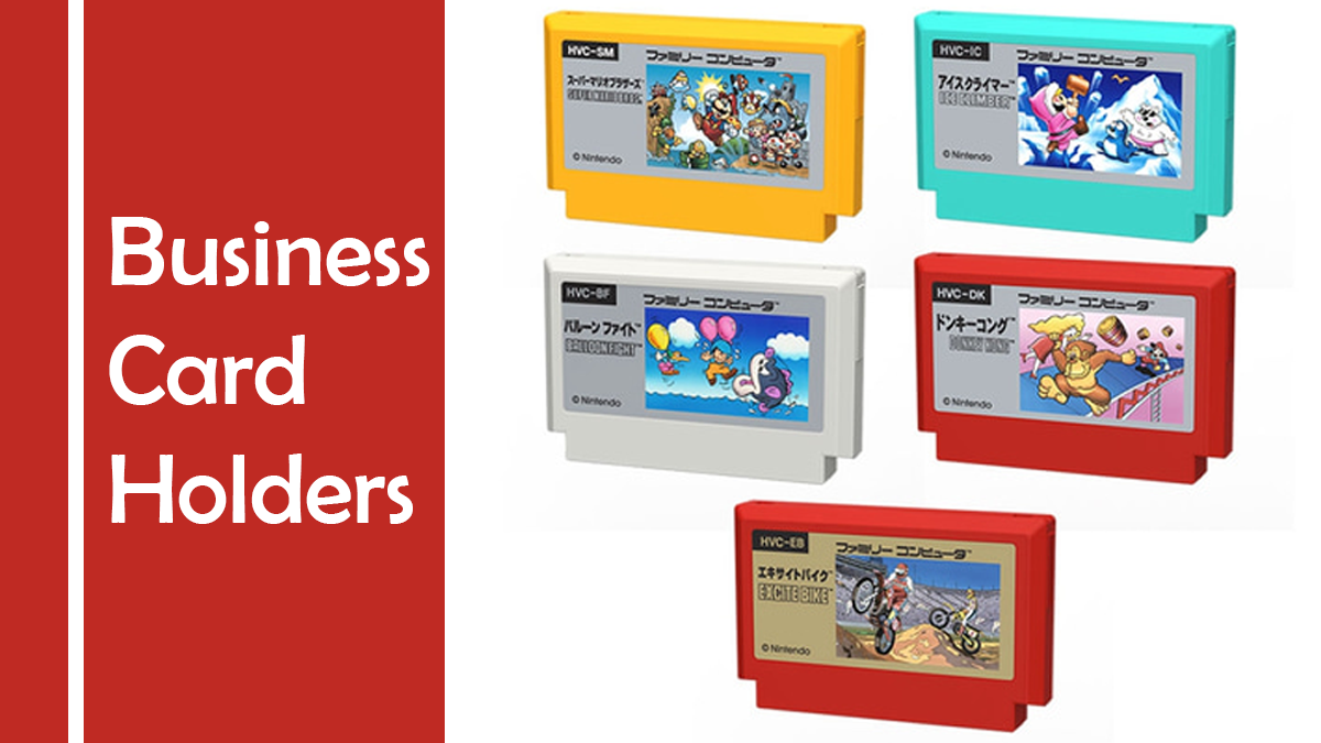 Sega announces new business card cases for Famicom cartridges