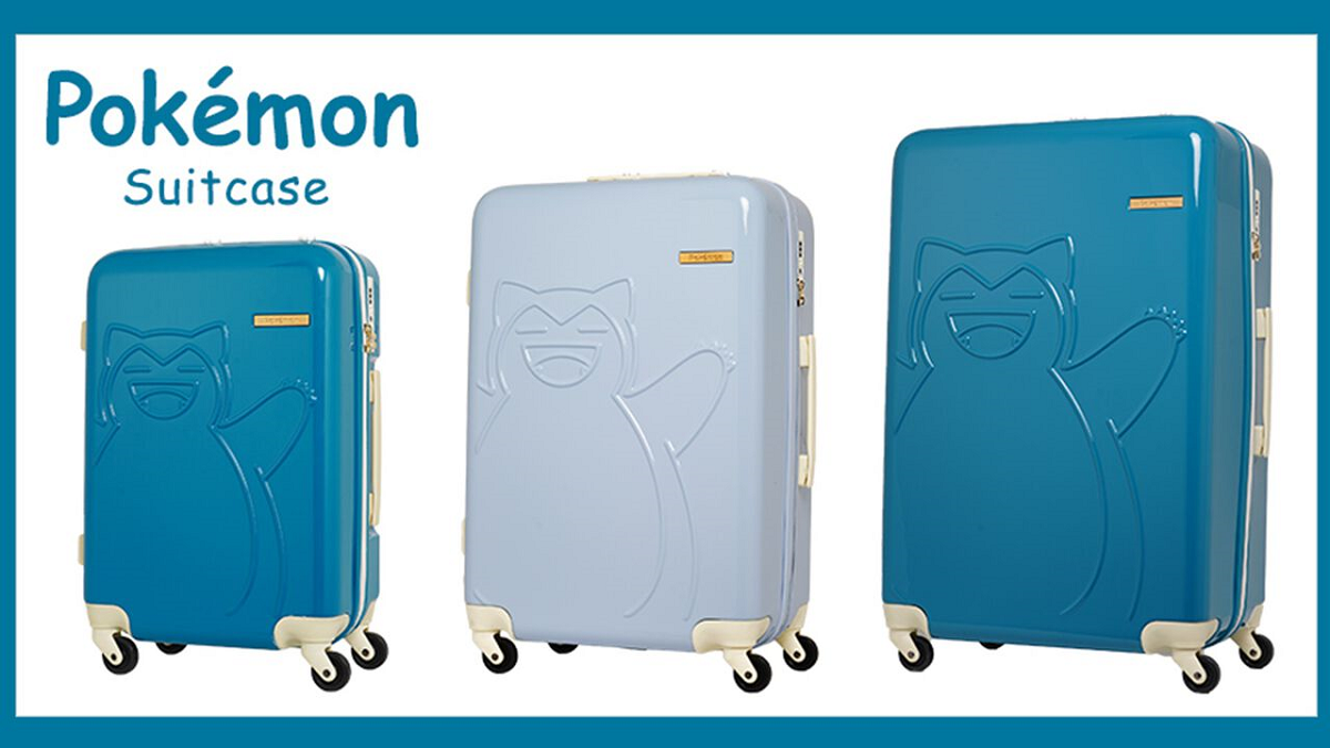 Snorlax Suitcases Weigh Less Than the Pokemon