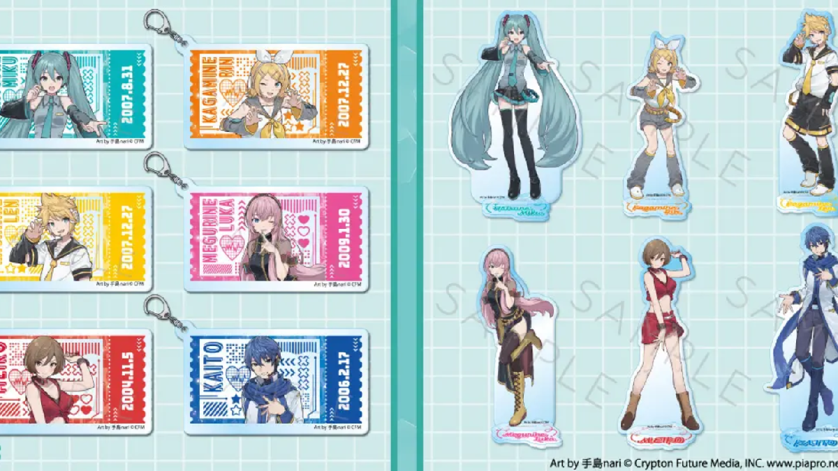 New Vocaloid Merchandise Includes Hatsune Miku, Megurine Luka