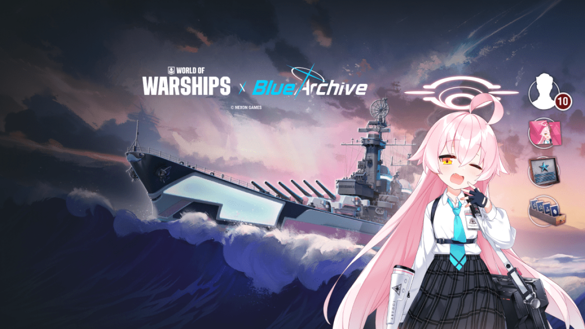 Познакомьтесь с персонажами кроссовера World of Warships из синего архива