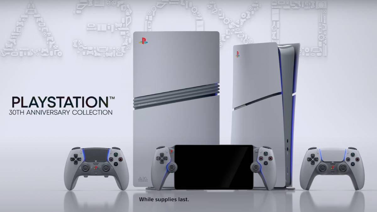 Sony announced a PlayStation 30th Anniversary Collection that will include a PS1-themed PS5 Pro, PS5 Digital Edition, Portal and controller.