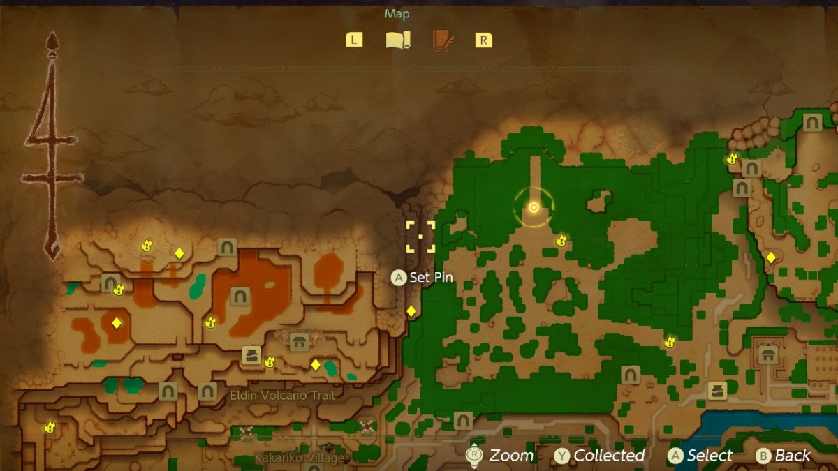 All Legend of Zelda: Echoes of Wisdom Waypoints on Full Map