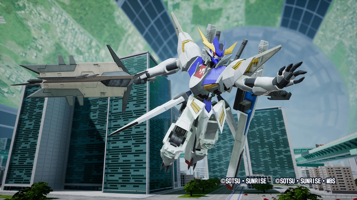 Custom Gunpla assembled in Gundam Breaker 4