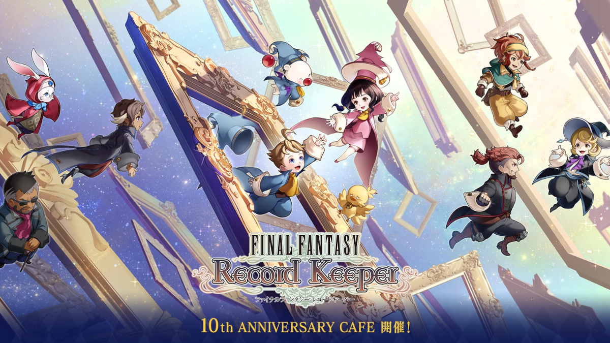 Aparecerá el café del décimo aniversario de Final Fantasy Record Keeper