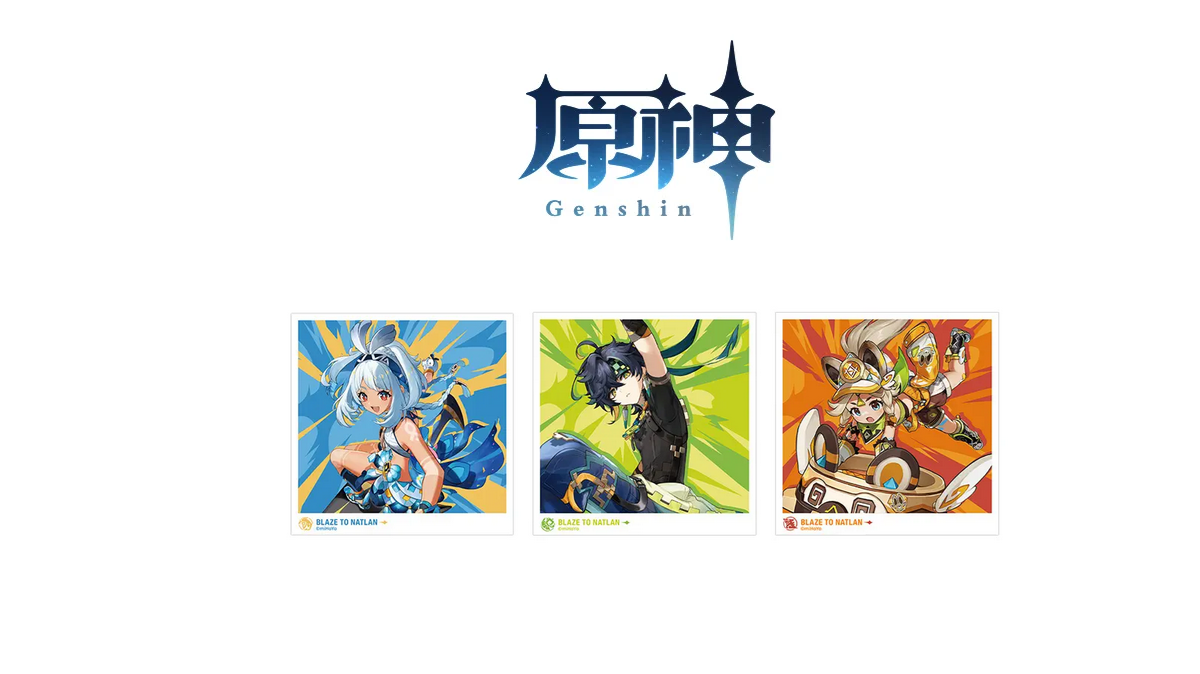 New Genshin Impact Merchandise Stars Natlan Characters