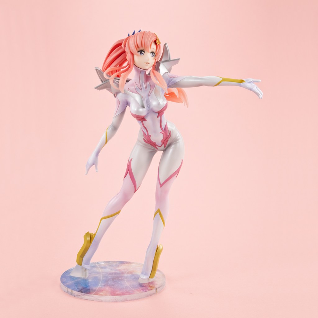 Gundam Girls Generation figure - SEED Freedom Lacus Clyne in pilot suit - front body