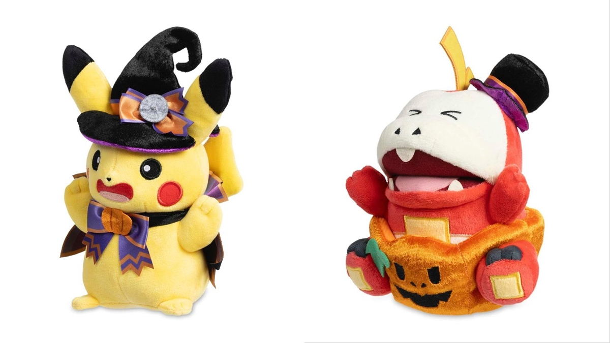 Los peluches de Pokémon de Halloween parecen asustados