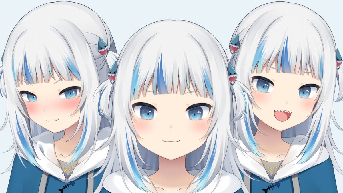 Hololive Vtuber Gawr Gura показала свою модель 2.0