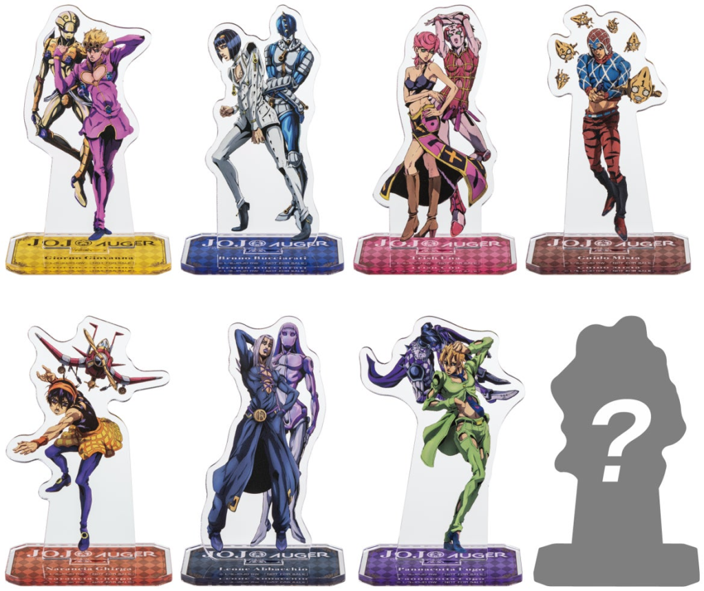 JoJo's Bizarre Adventure Golden Wind Razor by Auger - additional character acrylic stand