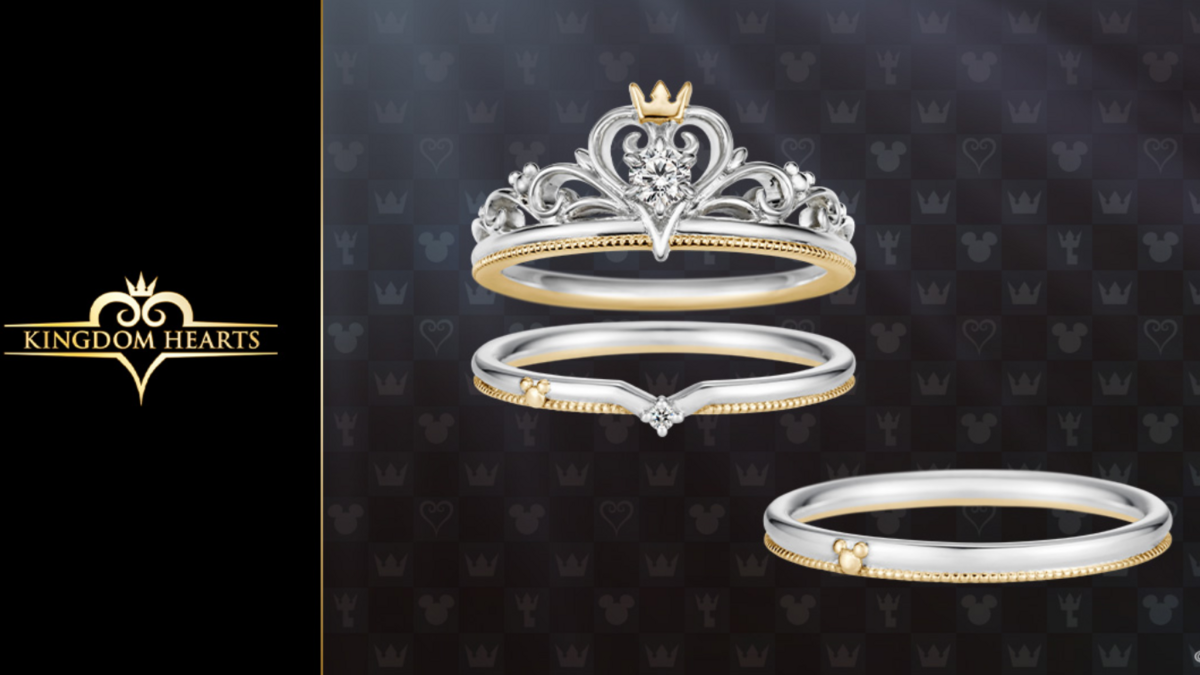 Kingdom Hearts Wedding Rings Bear the Series’ Iconography