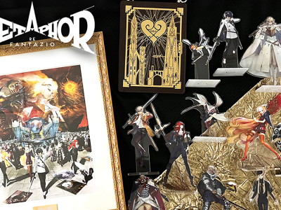 Metaphor ReFantazio Character Acrylic Stands Appear Outside TGS