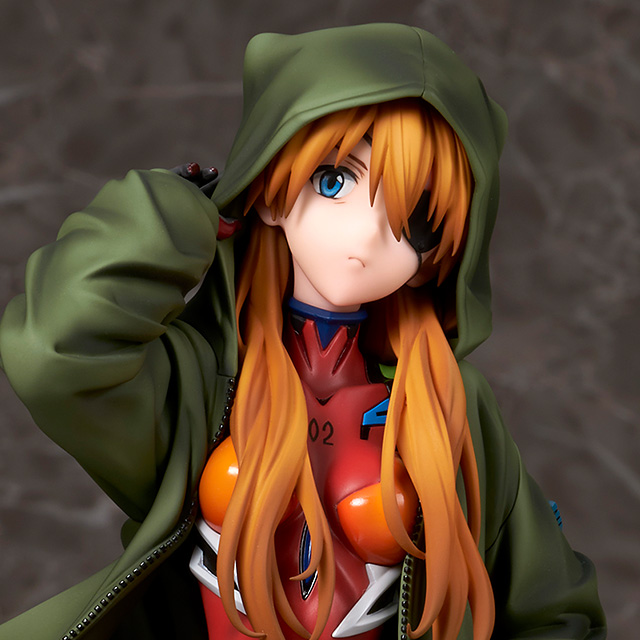 La nueva figura de Evangelion presenta a Asuka con una sudadera con capucha