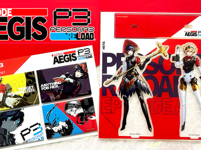 New Persona 3 Reload Pins, Acrylic Stand Feature Aigis & Metis