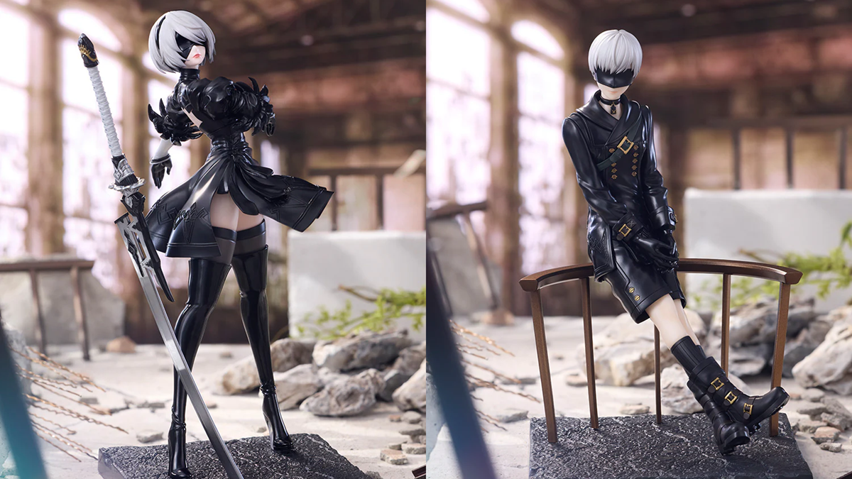 NieR Automata 2B and 9S FuRyu Figures Appear in 2025