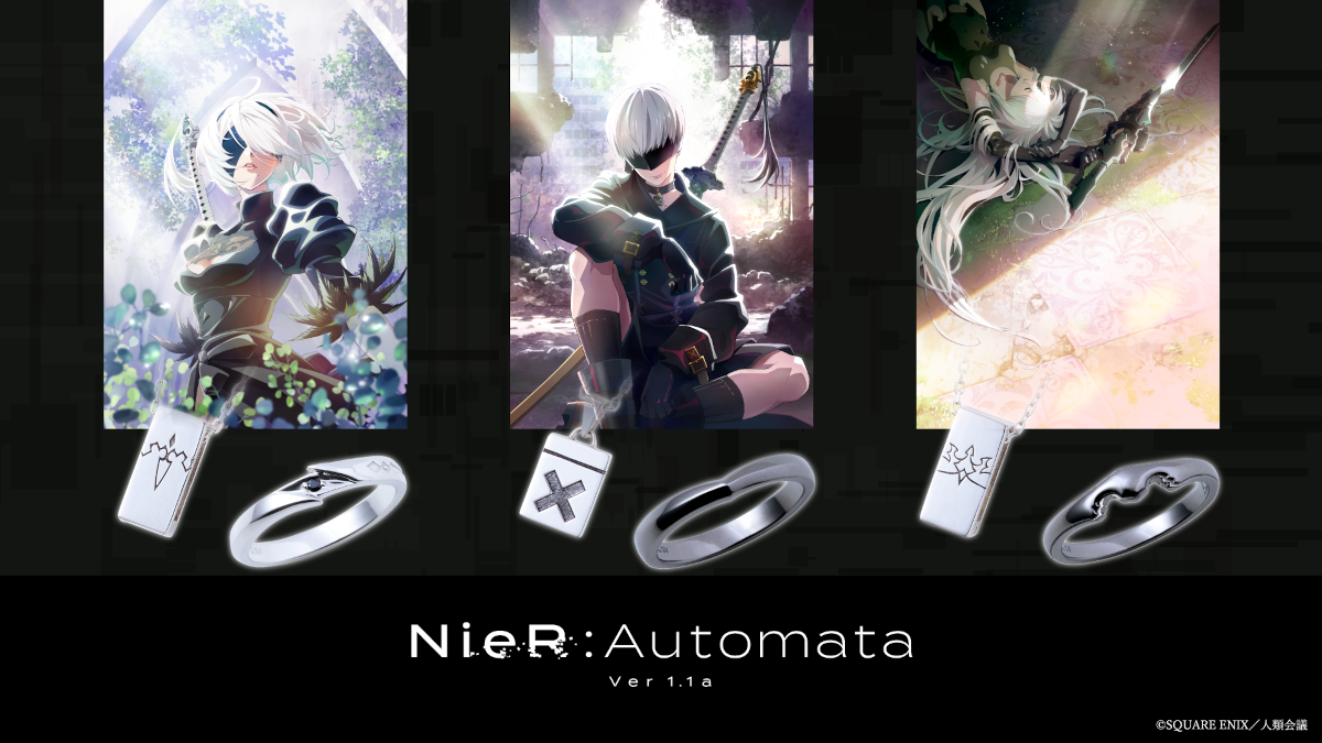 New NieR Automata Anime-Themed Jewelry Will Appear