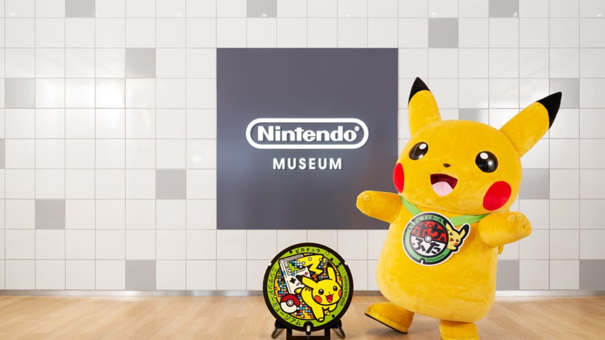 pikachu manhole cover nintendo museum