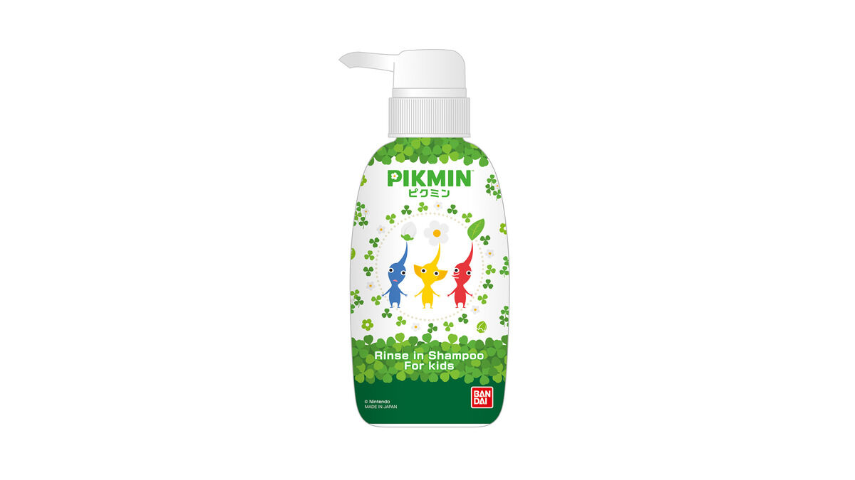 El champú y acondicionador Pikmin es seguro para los ojos