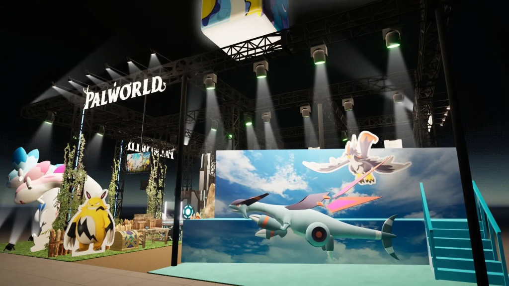 Pocketpair Palworld photo booth at Tokyo Game Show TGS 2024