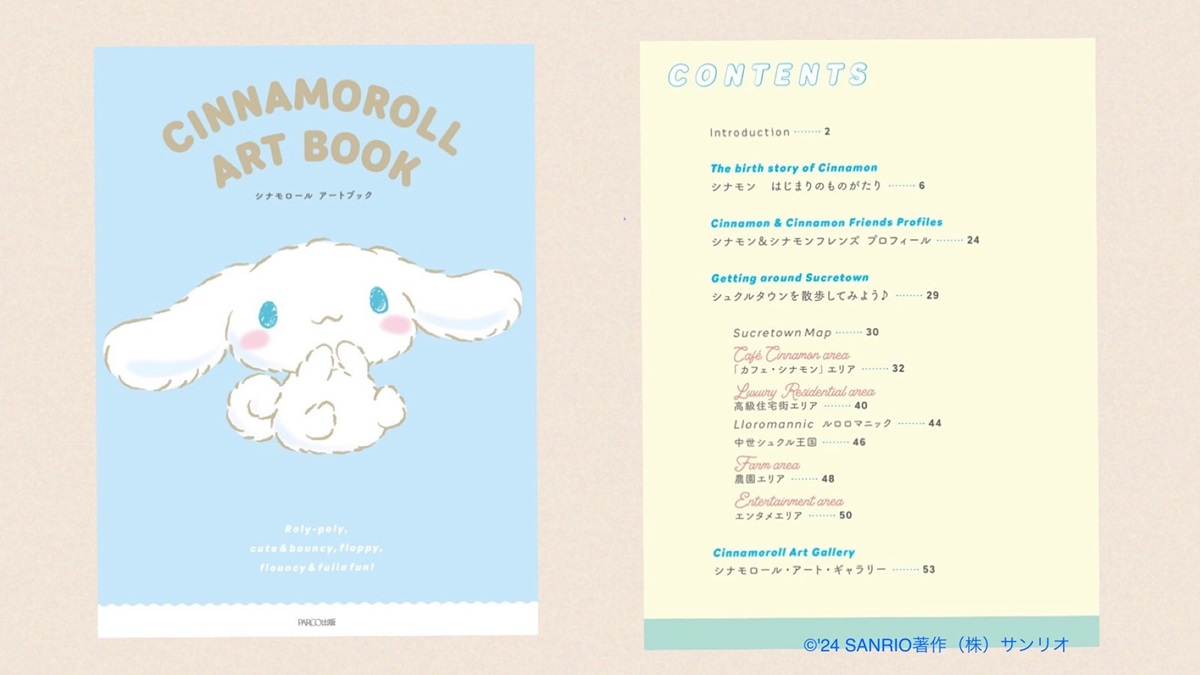 sanrio cinnamoroll art book