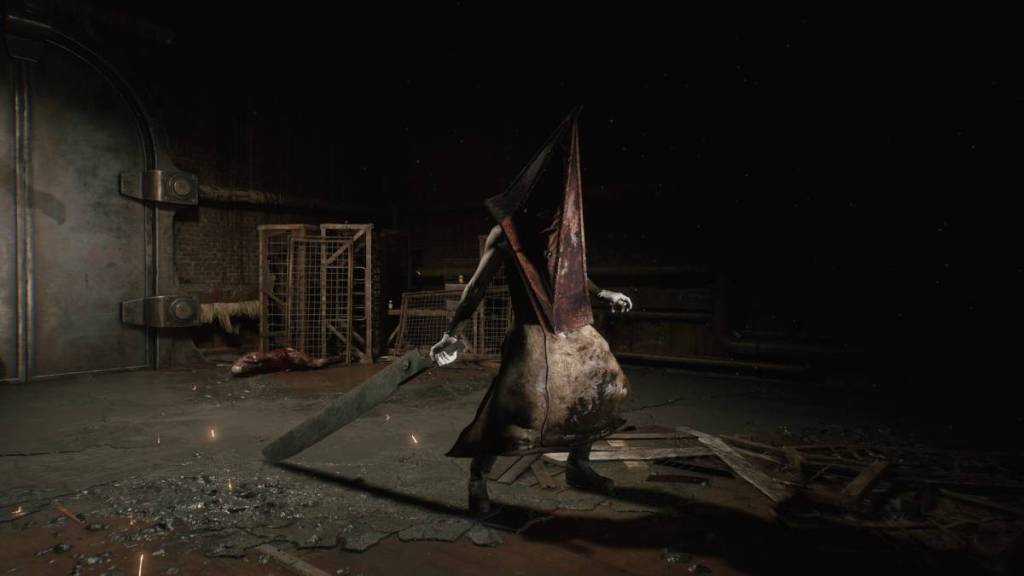 Vea la captura de pantalla del nuevo remake de Pyramid Head Silent Hill 2