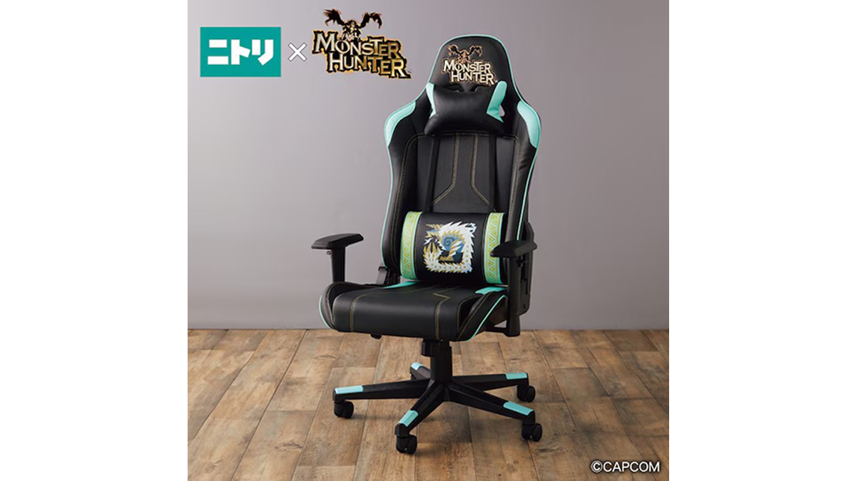 Monster Hunter X Nitori Desk and Gaming Chairs