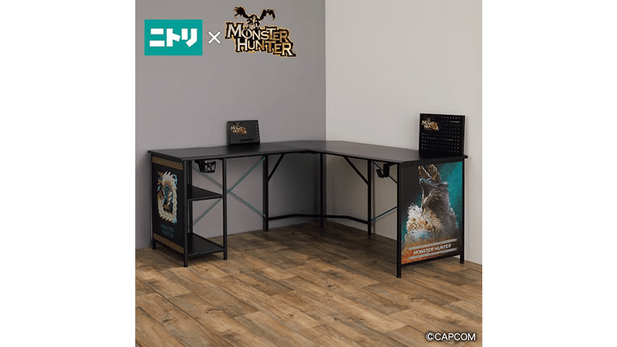 Monster Hunter X Nitori Desk and Gaming Chairs