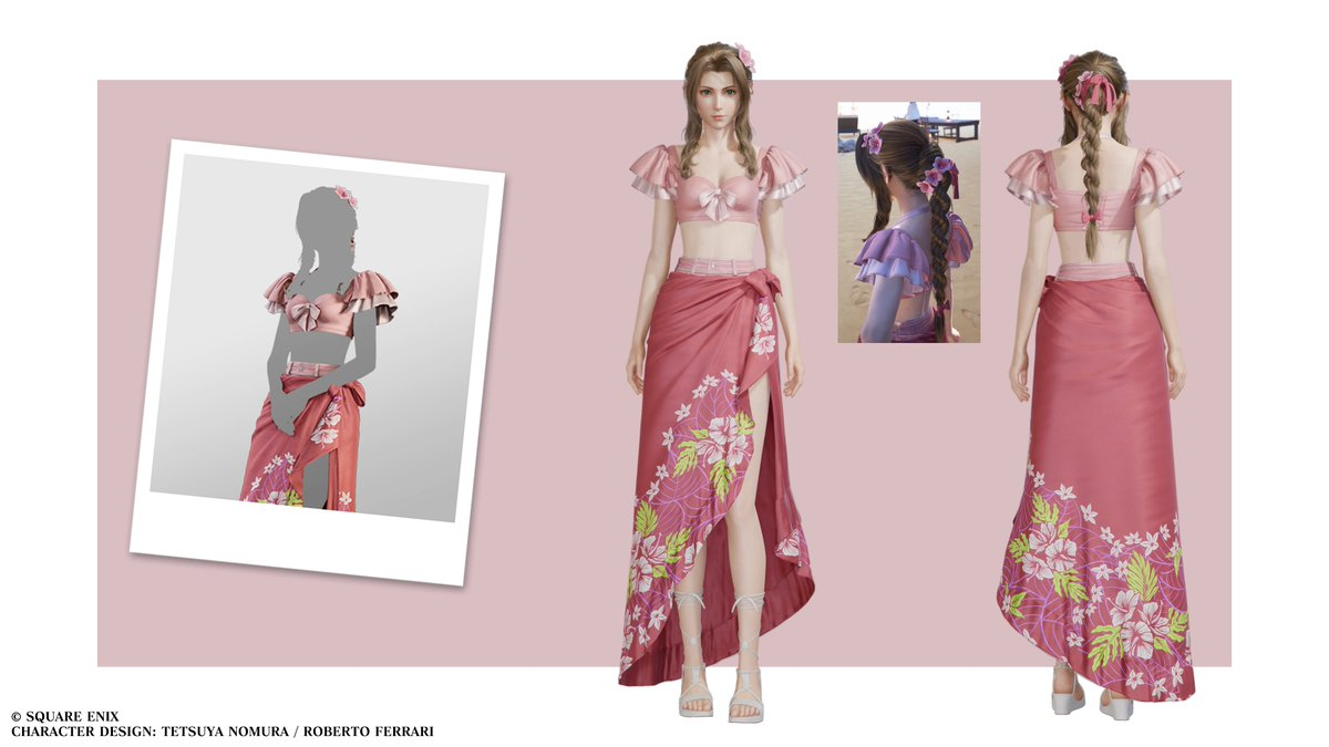 Square Enix Shares Details About Aerith’s Swimsuit in FFVII Rebirth