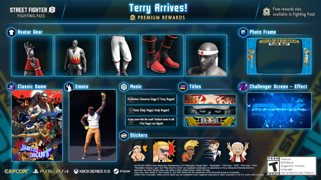 Street Fighter 6 Terry Fighting Pass to Add More SNK Content