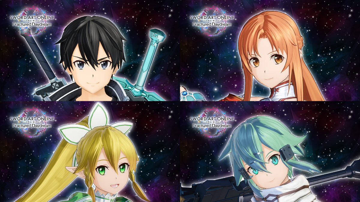 Sword Art Online SAO Fractured Daydream skills for Kirito Asuna Leafa Sinon