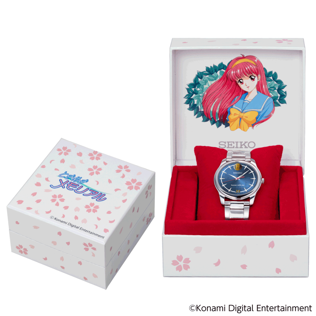 Tokimeki Memorial 30th anniversary Seiko watch package