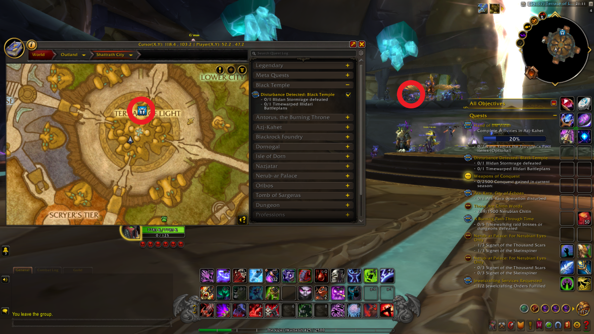 WoW World of Warcraft Timewalking Vendor Burning Crusade