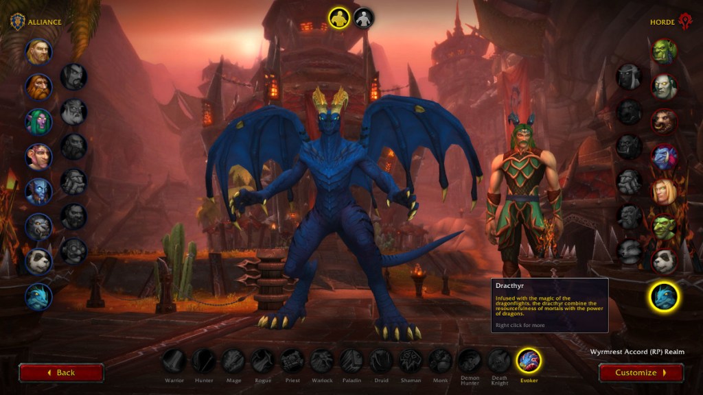 Todas las nuevas clases de Dracthyr en World of Warcraft The War Within