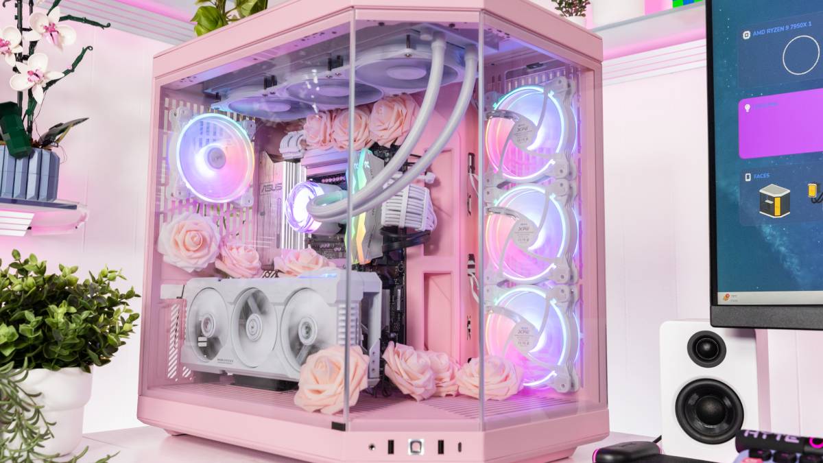 Gaming PC That Lets You Show Off: iBuyPower AMD VCTA with HYTE Y70 Strawberry Milk Case