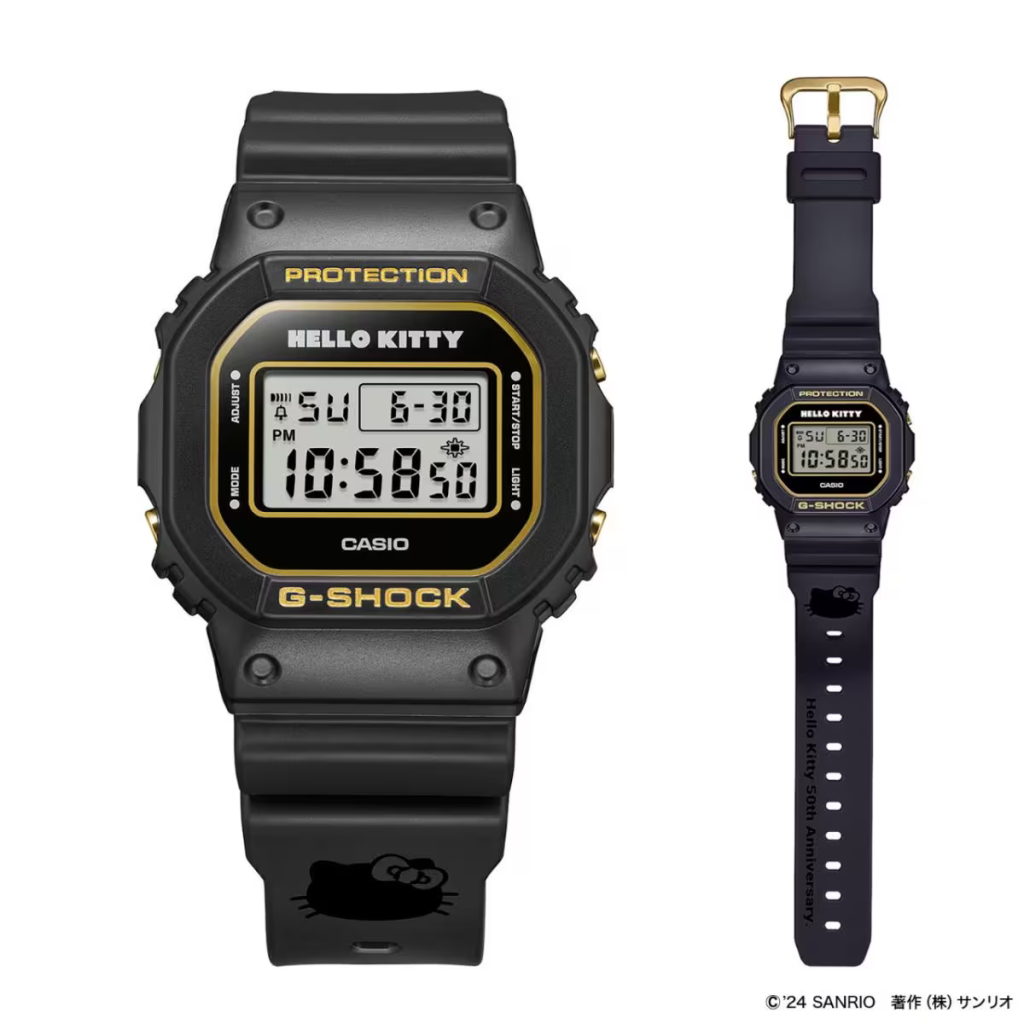 El reloj Casio Hello Kitty G-Shock presenta su arco