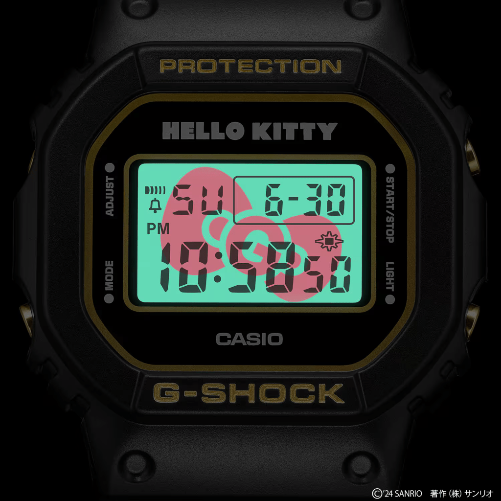 Часы Casio Hello Kitty G-Shock с бантиком