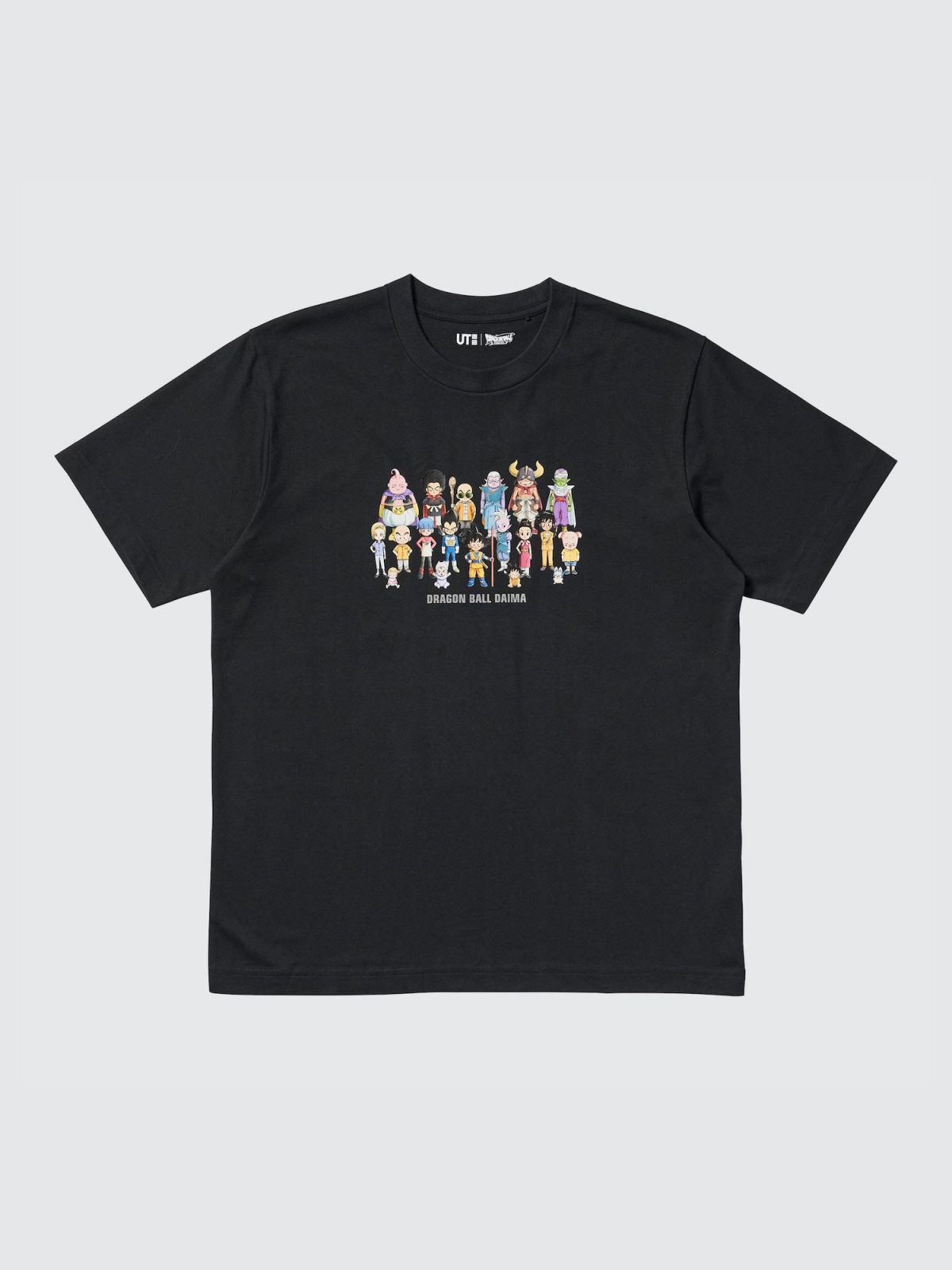 Dragon Ball Uniqlo shirts 04 - Dragon Ball Daima characters black T-shirt for adults