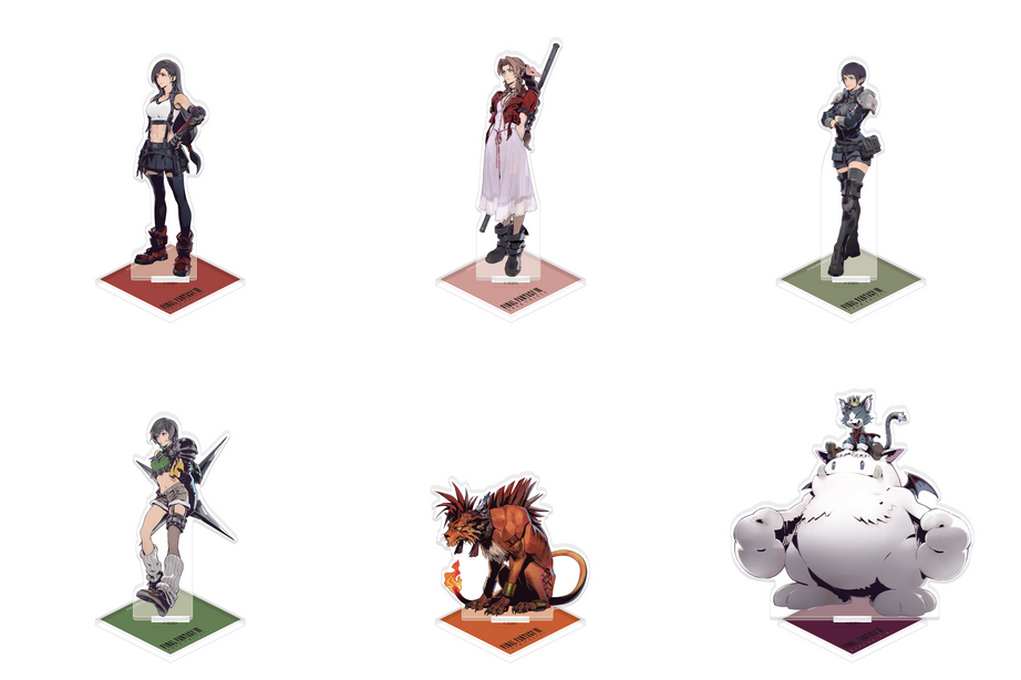 FFVII Ever Crisis Kuji Lotería Mercancía Estrellas Personajes principales