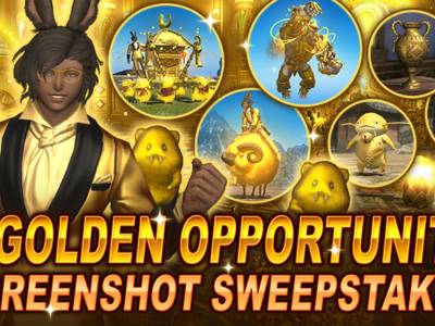 FFXIV A Golden Opportunity Screenshot Sweepstakes Contest Starts