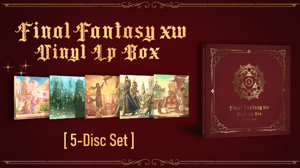 Final Fantasy XIV Vinyl LP Soundtrack Box Set Returns