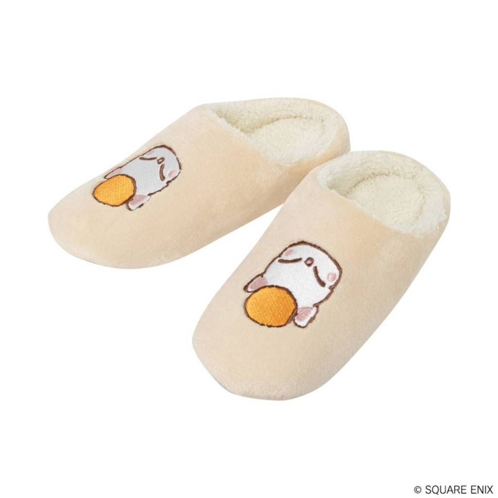 Final Fantasy XIV Fluffy Slippers - Moogle