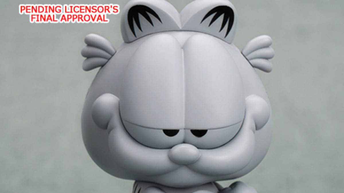 El prototipo Nendoroid de Garfield presenta las icónicas rayas del gato cómico