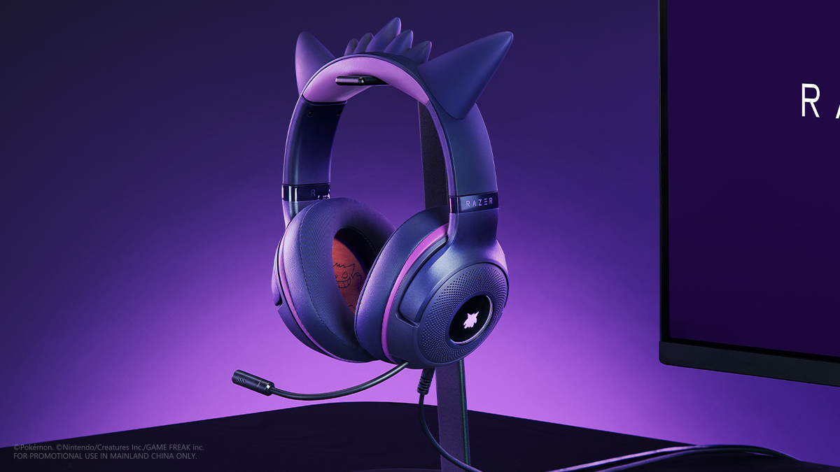 Los auriculares Pokémon Gengar de Razer solo están disponibles en China