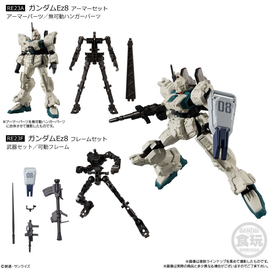 Gundam and Evangelion Shokugan Frame Toys Will Appear