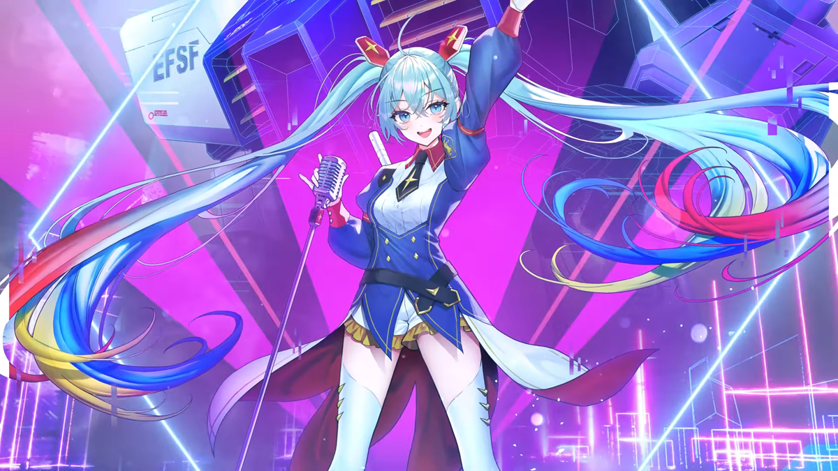 Проект Gundam Metaverse Project Hatsune Miku выйдет в прямом эфире в декабре