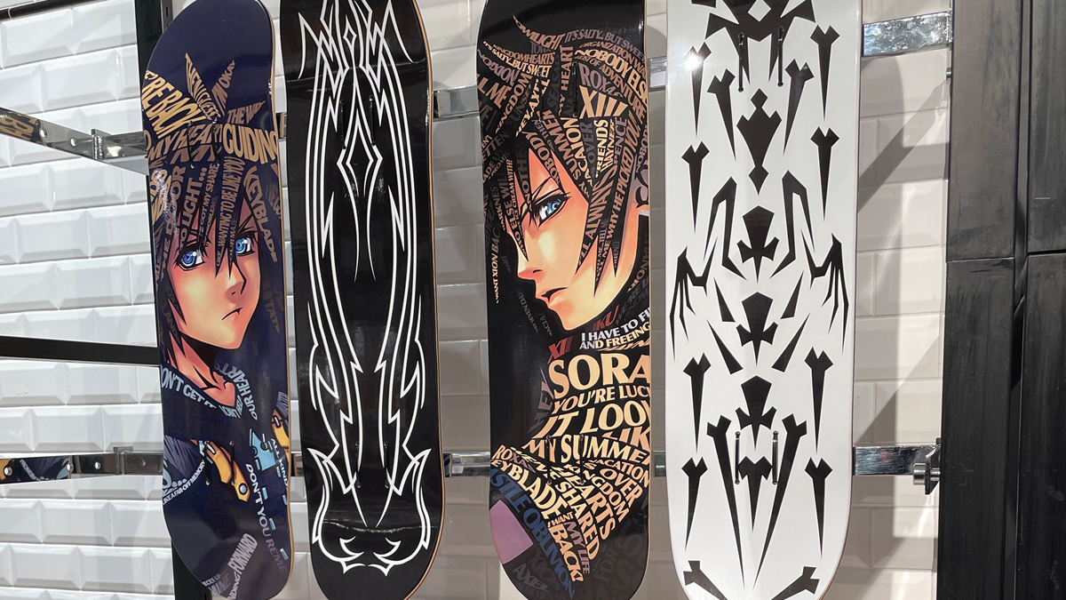 Kingdom Hearts Skateboard Decks Feature Sora and Roxas