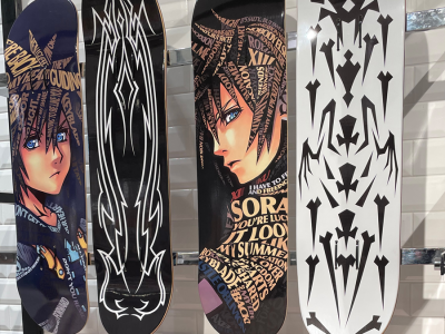 Kingdom Hearts Skateboard Decks Feature Sora and Roxas