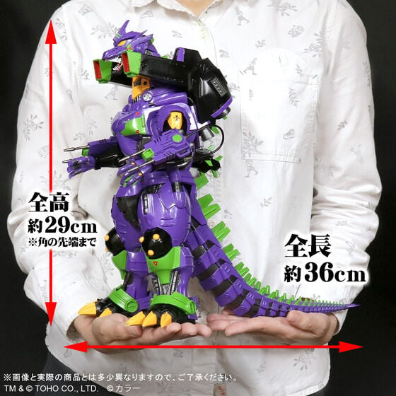 Mechagodzilla Kiryu Will Appear In Evangelion Unit-01 Colors