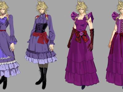 More FFVII Remake Cloud Wall Market Dress Designs Shared