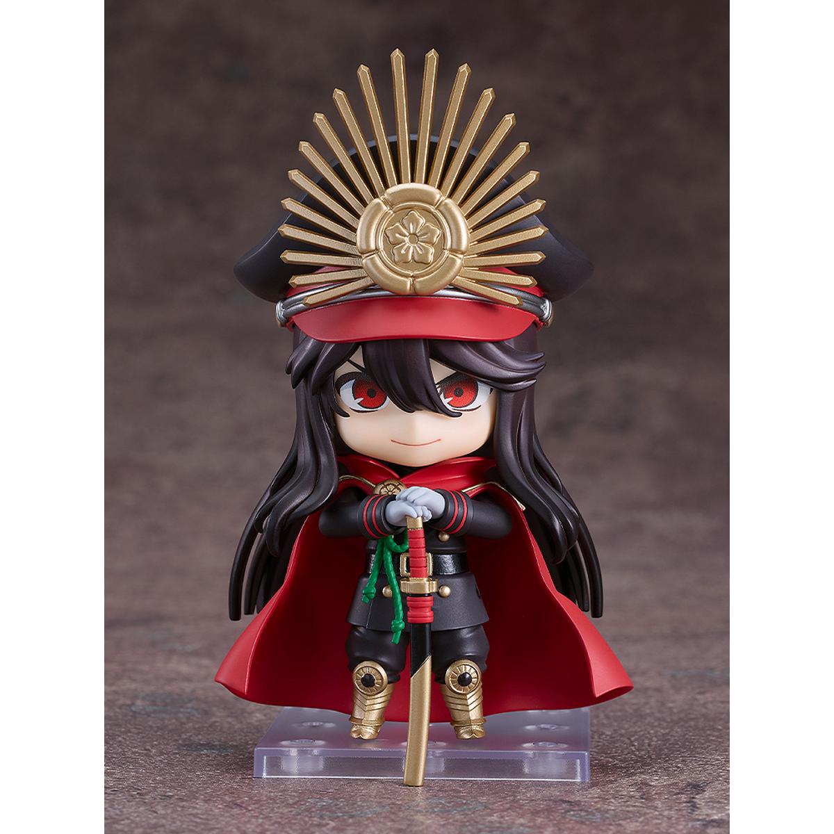 Nobunaga Nendoroid leaning on her sheathed sword