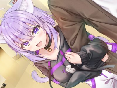 Okayu nyumu Hololive visual novel will appear on PS4 Switch and Windows PC in February 2025